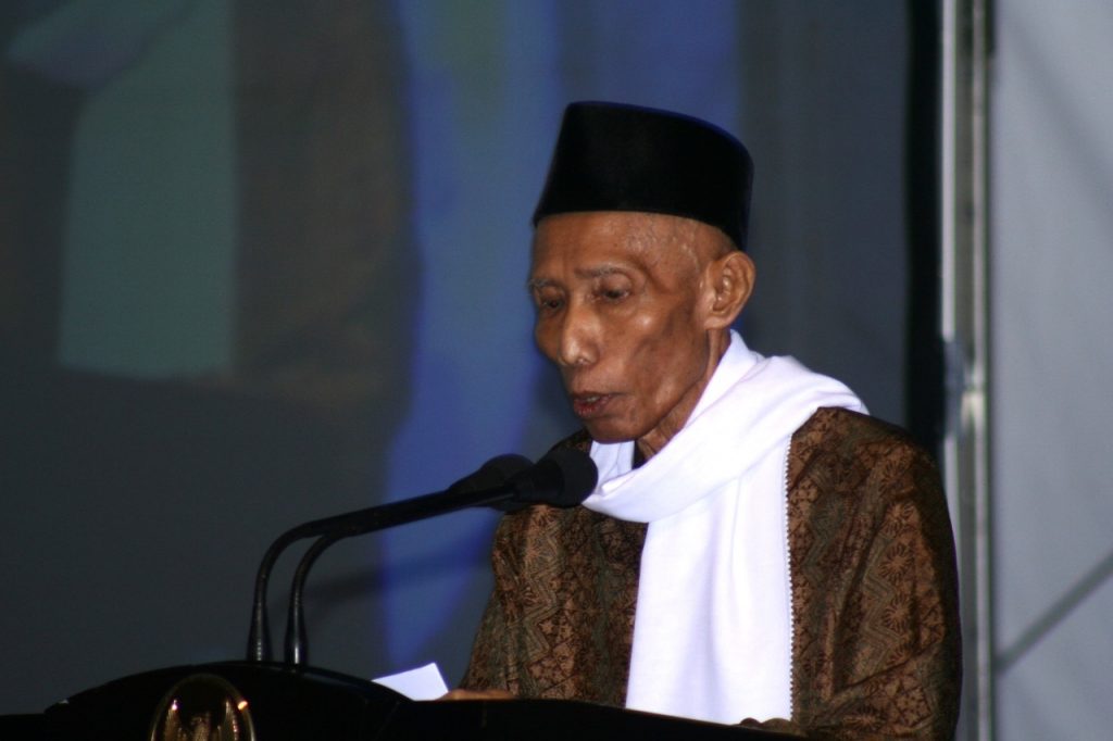 Foto ini diambil dalam acara Muktamar Nahdlatul Ulama di Makassar, Sulawesi Selatan tahun 2010.